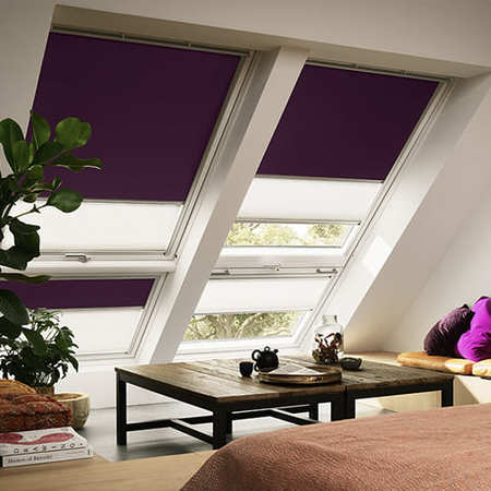 Мансардные рулонные шторы